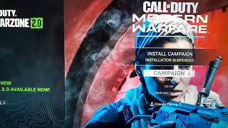 How To Fix COD MW 2019 Installation Suspended On PS5 [upl. by Aznerol670]