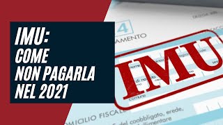 IMUcome non pagare lIMUScoprilo qui Consulente Finanziario Roma Alfonso Selva [upl. by Newmann376]