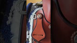 James Saddlery Australian Western Barrel Race Saddle [upl. by Dhumma]