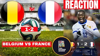 Belgium vs France 12 Live Stream Nations League Football Match Score 2024 Highlights Bleus Direct [upl. by Alhak]