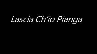 Lascia Chio Pianga 憂傷和嘆息【Demo Recording】 [upl. by Nirra]