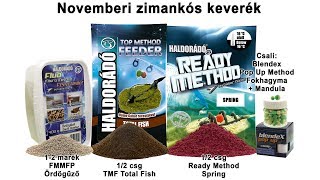 Őszi fogós receptek lehűlő vizekre 10 rész  Novemberi zimankós keverék [upl. by Sexton62]