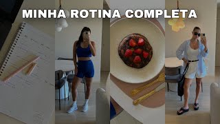 minha rotina  treino para secar planner 2024 alimentação maquia e fala 🍓🎀  BRUNA EROLES [upl. by Wilma327]