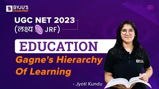 UGC NET 2023  Education  Gagnes Hierarchy of Learning  Jyoti Mam [upl. by Nestor]