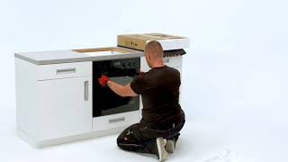 How to install your Electrolux Oven with Hob  Built Under installation [upl. by Jacquenette]