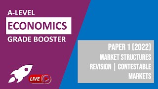 ALevel Economics Paper 1 2022  Micro Revision  Contestable Markets [upl. by Akyre133]