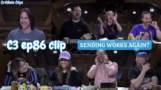 SENDING WORKS AGAIN  Critical Role  Bells Hells ep 86 [upl. by Oahc]