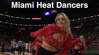 Miami Heat Dancers  NBA Dancers  3182022 dance performance  Heat vs Thunder [upl. by Barboza]