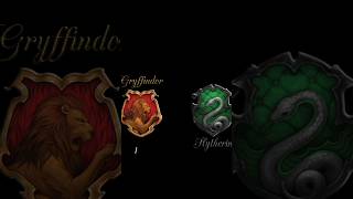 Gryffindor vs Slytherin harrypotterpotterdracomalfoy hp [upl. by Oznarol]