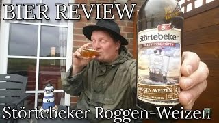 ✔BIER REVIEW Störtebeker RoggenWeizen 54 vol [upl. by Aissej217]