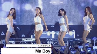 씨스타 SISTAR4K 직캠Ma Boy20160727 Rock Music [upl. by Acey]