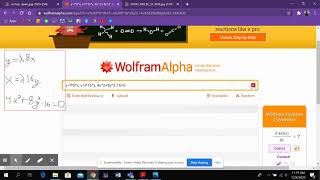 Solving Systems of Equations in WolframAlpha [upl. by Sanburn]