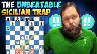 The Unbeatable Chess Opening  Sicilian Trap Attack [upl. by Aramenta]