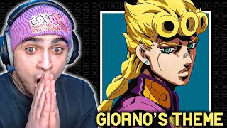 JoJo Fan REACTS To Giornos Theme JoJos Bizarre Adventure Golden Wind OST [upl. by Marijo196]