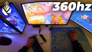 pov youre playing on my 360hz gaming setup asmr [upl. by Notseh]