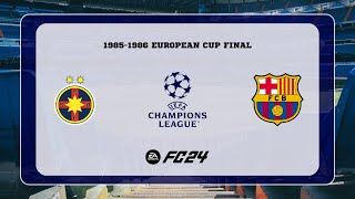 1986 European Cup Final but its EA FC 24 [upl. by Erdnuaed]