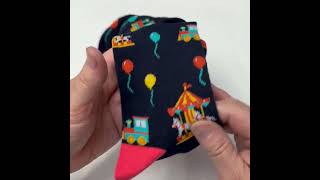 Carnaval Mens Socks Ballon Mary Go Around Fashion Socks Fun giftsfordad mensclothing menssocks [upl. by Hannavahs689]