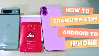 How to transfer any eSim from Android to iPhone [upl. by Enej480]