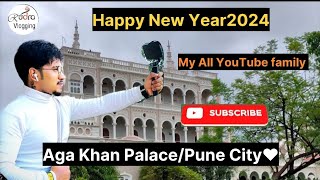 🧿 Aga Khan Palace 🌍PUNE City ❤️ youtubevideo newyear2024 viral [upl. by Yrebmik]