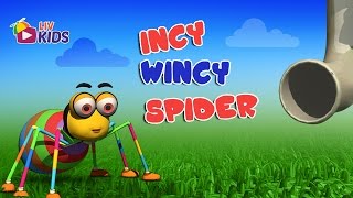 Incy Wincy Spider with Lyrics  LIV Kids Nursery Rhymes and Songs  HD [upl. by Esil911]