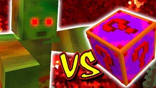 CRIATURA DO MAL VS LUCKY BLOCK GLITE MINECRAFT LUCKY BLOCK CHALLENGE [upl. by Knobloch]