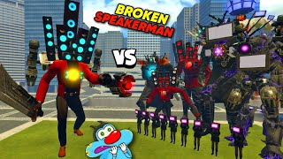 OGGY NEW UPGRADED SPEAKERMAN BROKEN VS ALL UPGRADED TITANS FIGHT IN GARRY MODS [upl. by Sito]