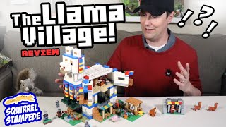 LEGO Minecraft The Llama Village 2022 Review  Lets Trade Stuff [upl. by Ott]