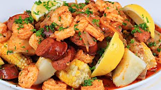 CAJUN BUTTER SHRIMP BOIL RECIPE [upl. by Phoebe]