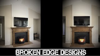 Fireplace mantel surround [upl. by Connelly]