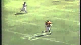 Steve Bonos 76 yard bootleg run against the Cardinals  1995 [upl. by Yecram128]