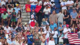 Freed From Desire Singing  Audience Olympic Paris 2024  Soccer game japan vs usa stadium versio [upl. by Orlando]