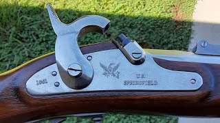 1861 Springfield Black Powder 58 Cal Musket Rifle [upl. by Marba]