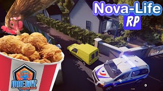 NOVALIFE RP 2  COURSE POURSUITE AVEC LA POLICE [upl. by Ocsisnarf356]