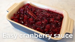 How to make a delicious cranberry sauce cranberrysauce [upl. by Lupita946]