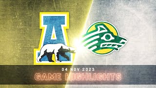 Alaska Hockey vs Alaska Anchorage  Game Highlights Nov 4 2023 [upl. by Ennairej]