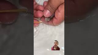 Emperor fish giving birth to 70 baby fish 💪🐳🥰 fish fishvideo [upl. by Cartan]