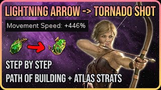 SPEED Focused Early Map JUICER  Lightning Arrow  Tornado Shot Deadeye League Start Build 323 [upl. by Sayce]