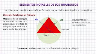 Elementos Notables de los Triángulos [upl. by Donaugh498]