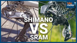 What’s The BEST Electronic Groupset  Shimano Ultegra Di2 R8100 Vs SRAM Force AXS [upl. by Otreblada]