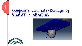 Composite Laminate Damage VUMAT Abaqus Damage initiation evolution and cohessive interface [upl. by Ecniuq750]