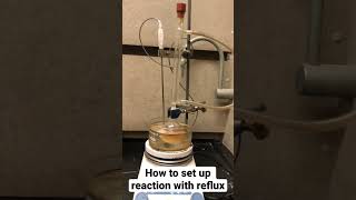 How to Set up Reaction with Reflux  Organic Chemistry [upl. by Alfonso189]