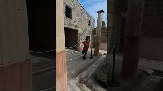 The dining room of the Casa del Frutetto at Pompeii realarchaeology archaeology [upl. by Awuhsoj]