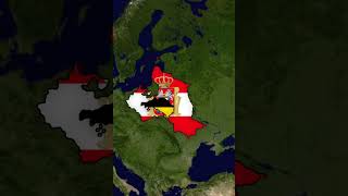 Upadek Rzeczpospolitej Obojga Narodów history map flag edit poland lithuania [upl. by Catharina]