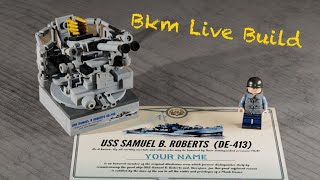 Brickmania 40mm Twin Bofors Mount Mk 5 Live Build [upl. by Tegdirb736]