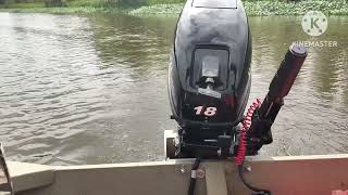 Hangkai 18HP New Top Speed hangkai boat topspeed [upl. by Uehttam]