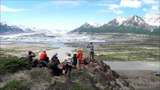 Alsek River Lowell Lake Lowell Glacier Kluane National Park Yukon [upl. by Homer]