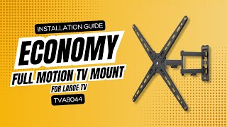 Full Motion TV Wall Mount for 13quot55quot Screens – Adjustable Swiveling Easy Setup  TVA8044 [upl. by Arabrab403]