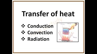 Transfer of heat Conduction Convection Radiation video Time to study2012 [upl. by Karil]