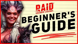 Raid Shadow Legends Beginners Guide😎Tips for Beginners on How to Play😎Starter Guide 2024 [upl. by Dnomde]