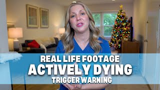 Actively Dying Breathing Real Life Footage Trigger Warning [upl. by Ahsilrak]